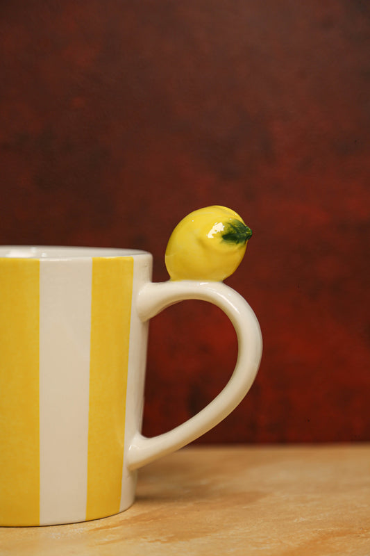 Amalfi Stripe Ceramic Cup