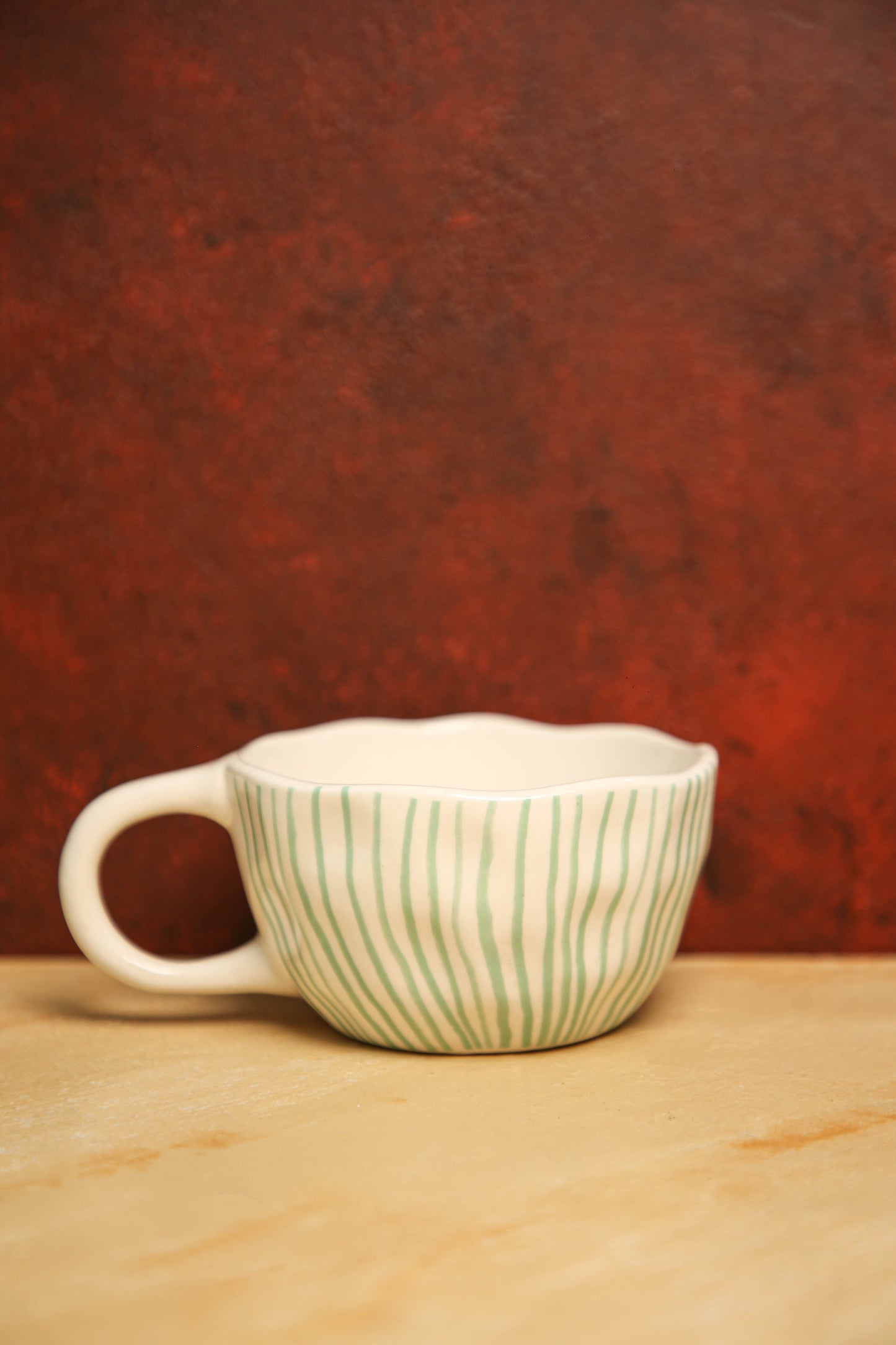 Meadow stripes mug