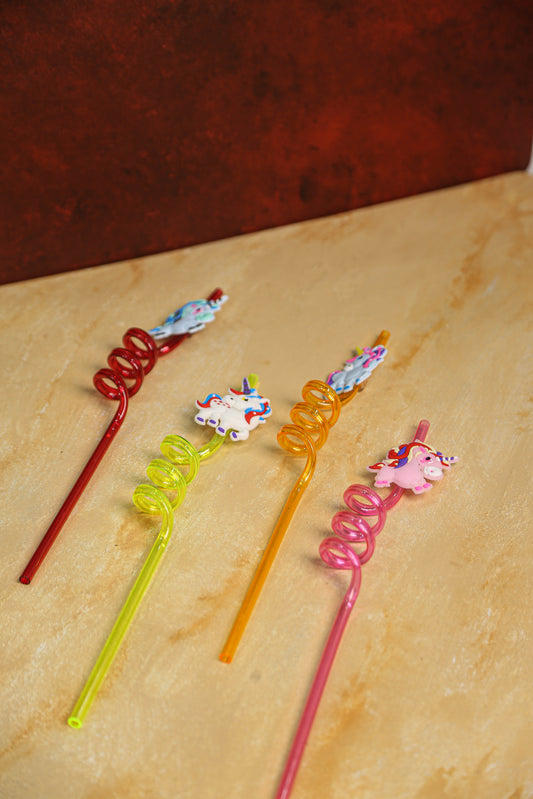 Unicorn Spiral Straws - Vervok Collective