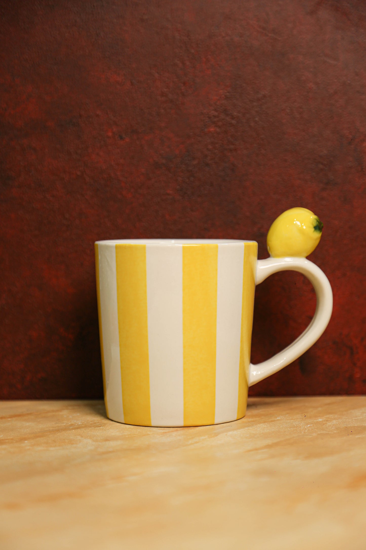 Amalfi Stripe Ceramic Cup