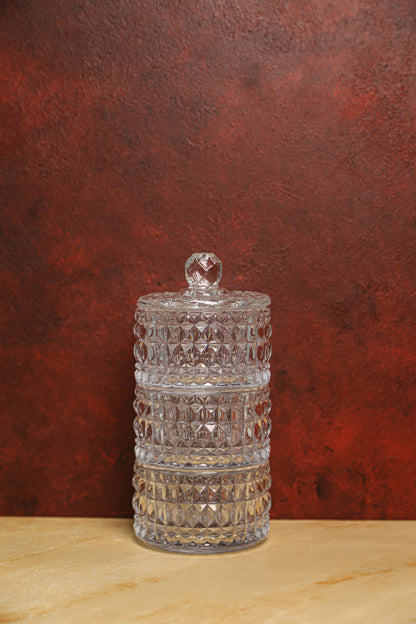 Crystal Stack Storage Jar - Vervok Collective
