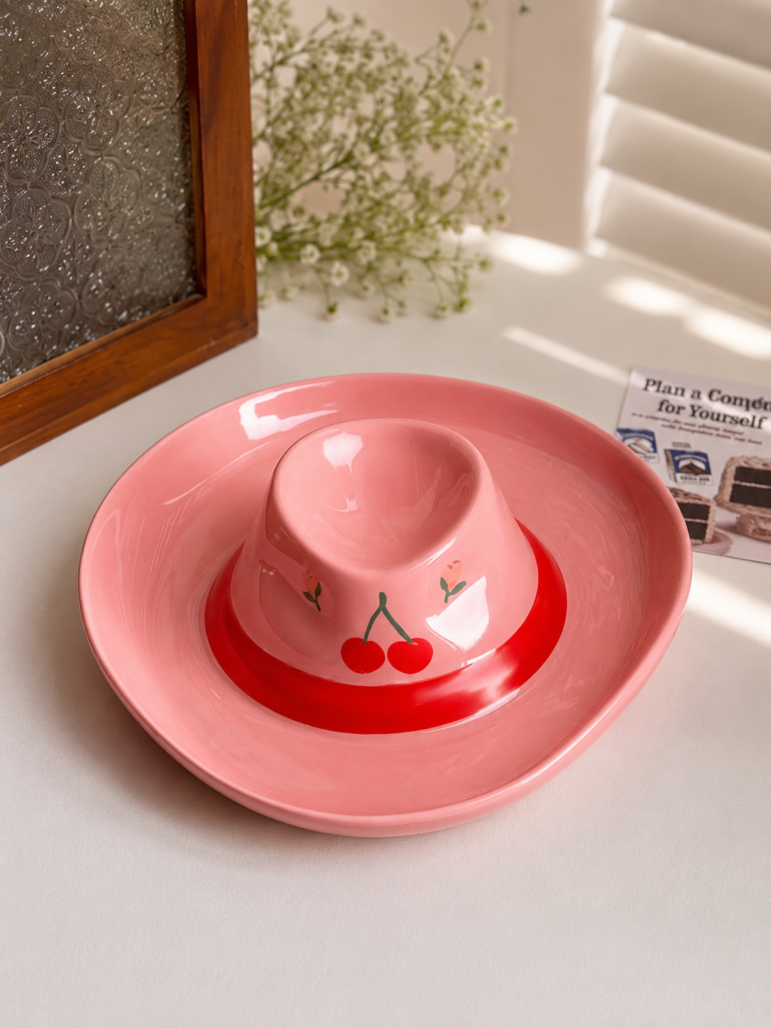 Pink Hat Plate