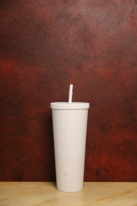 Frosted White Tumbler - Vervok Collective
