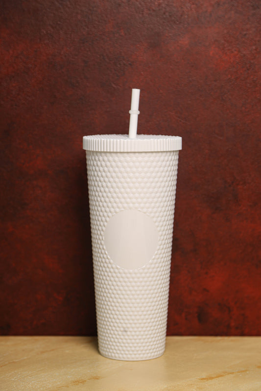 Frosted White Tumbler - Vervok Collective