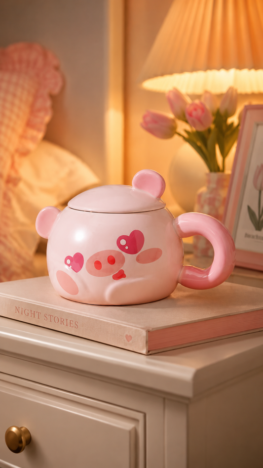 Blush Pig Ceramic Mug