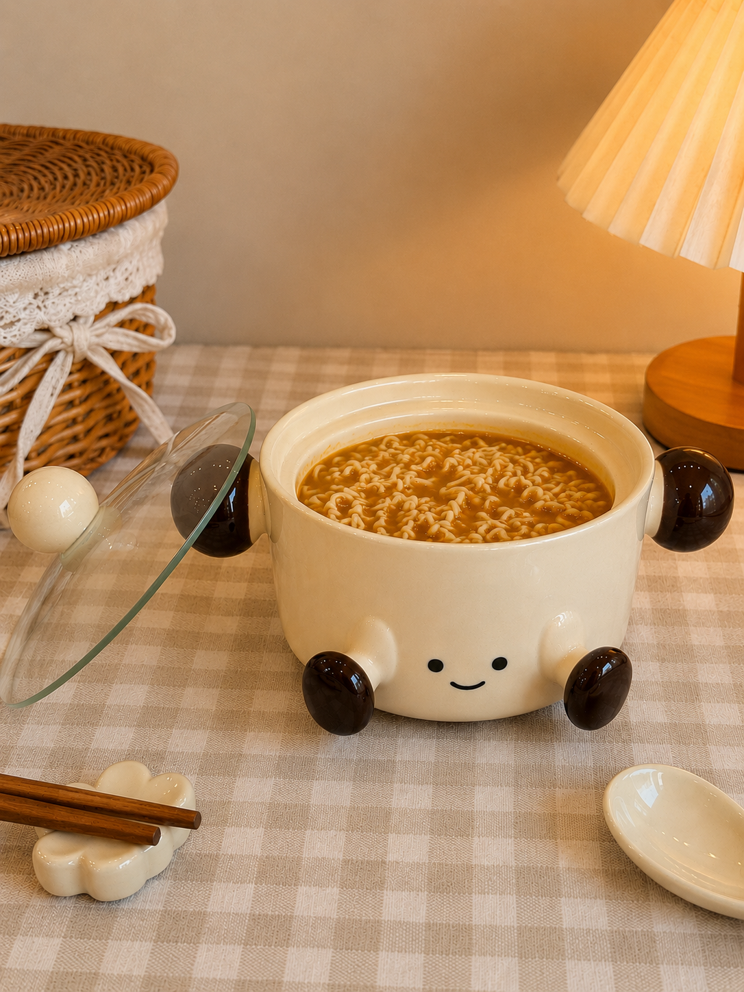 Mochi Muse Ceramic Pot with Lid