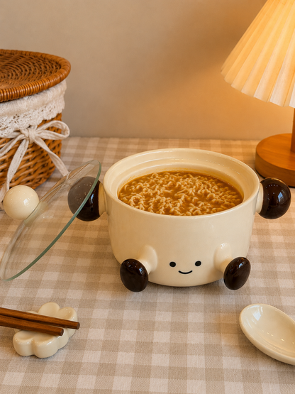 Mochi Muse Ceramic Pot with Lid