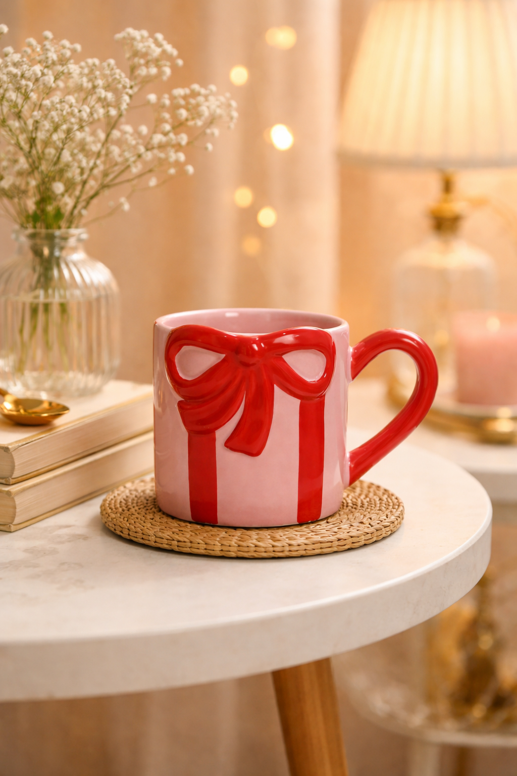 Ceramic bow mug