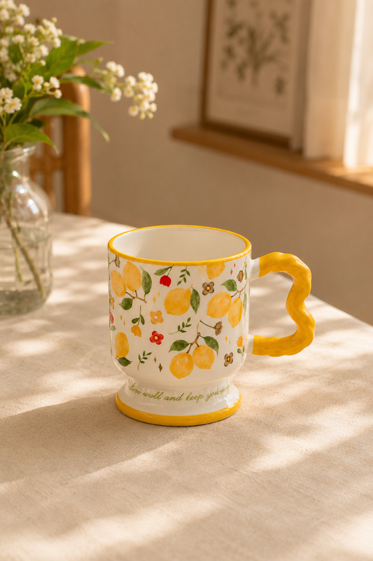 Lemon breeze ceramic mug