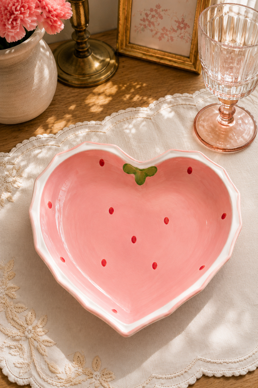 Berry belle heart plate