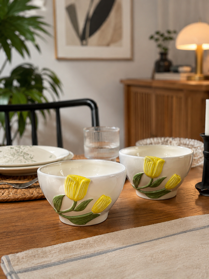 3D tulip dessert bowl