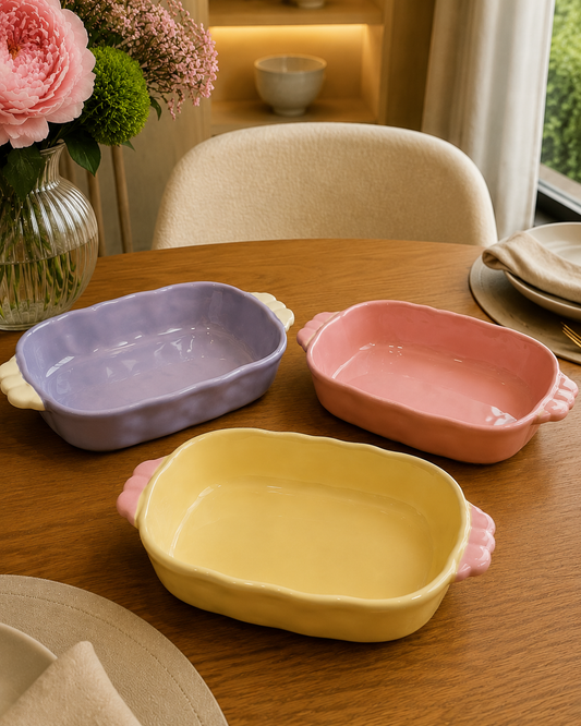 Sugar Bean Square Bowl