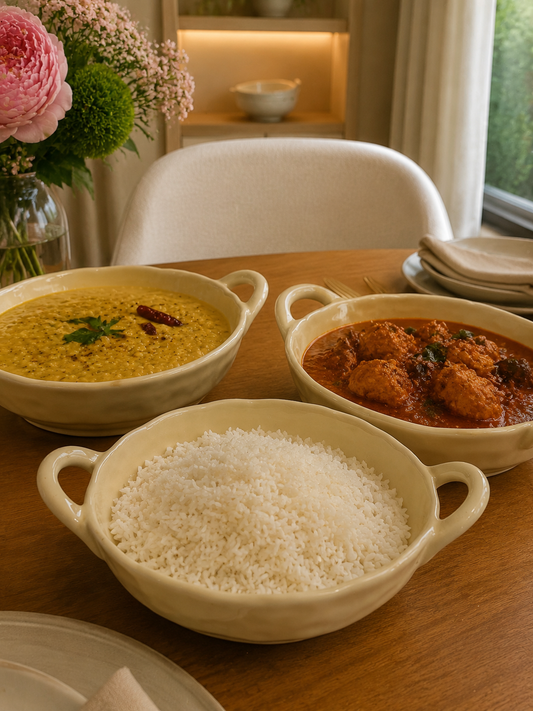 Classic White Large Serving Bowl