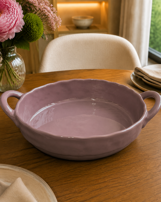 Lilac Large Serving Bowl