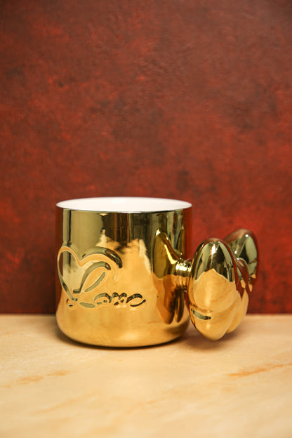 Luxe Chrome bow Mug