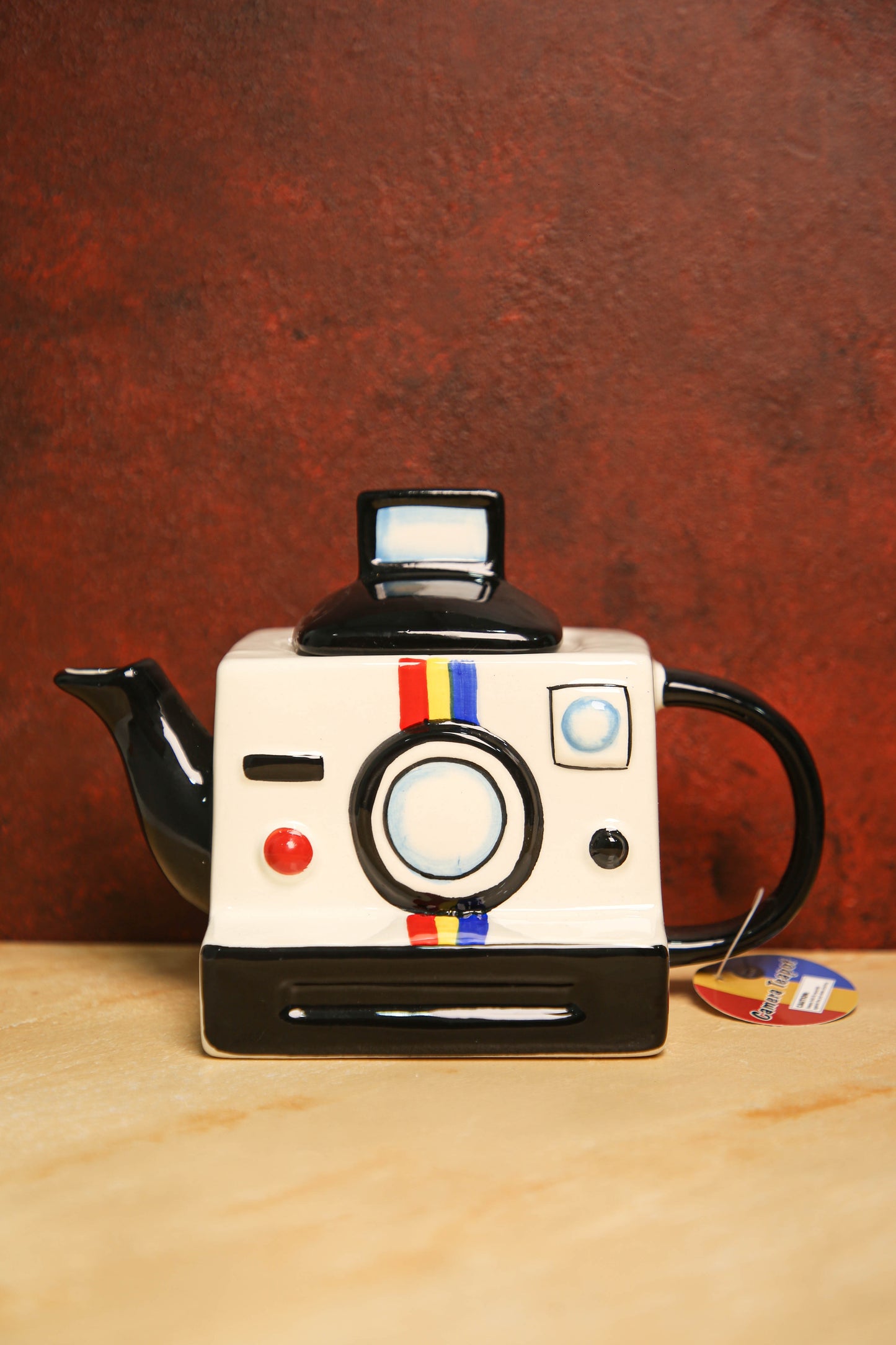 Limited edition mini camera teapot