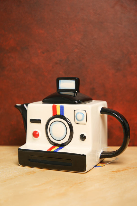 Limited edition mini camera teapot