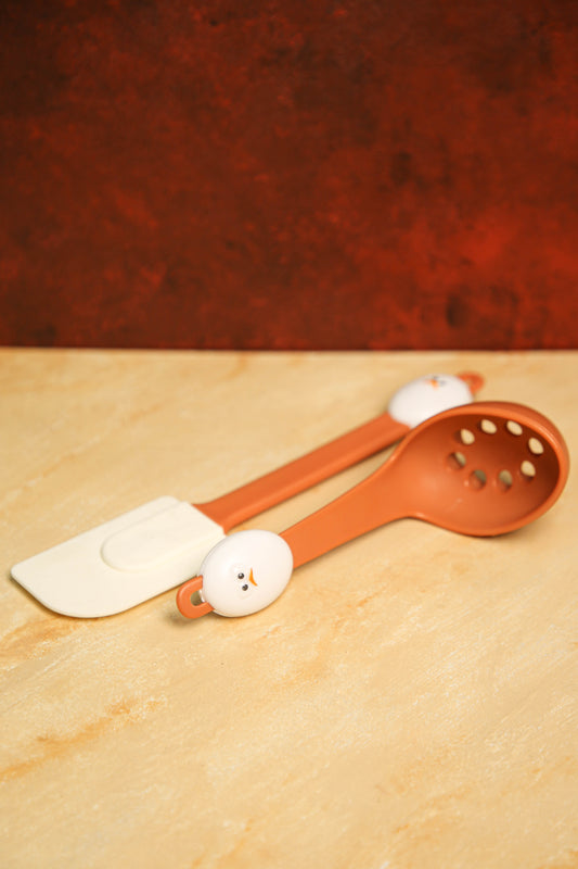 Egg spoon and Spatula set