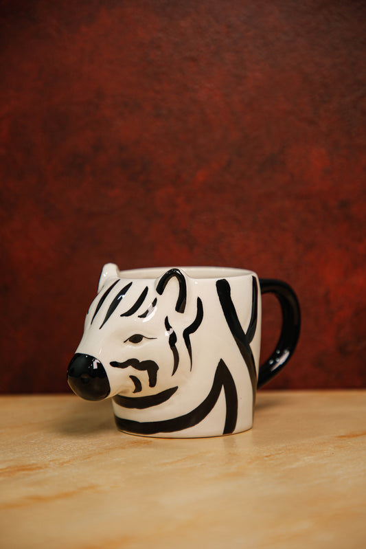 Zebra ceramic mug