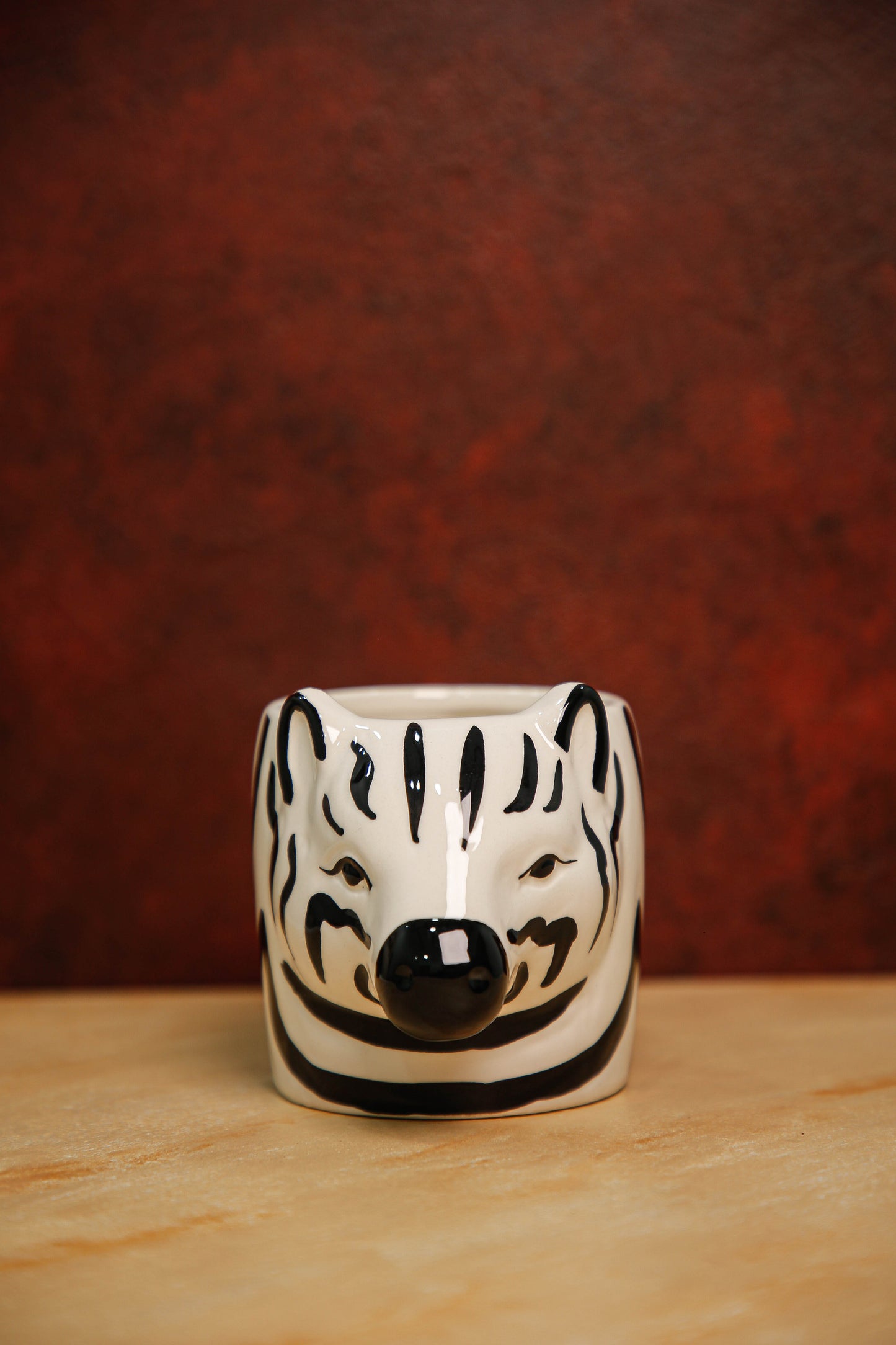 Zebra ceramic mug