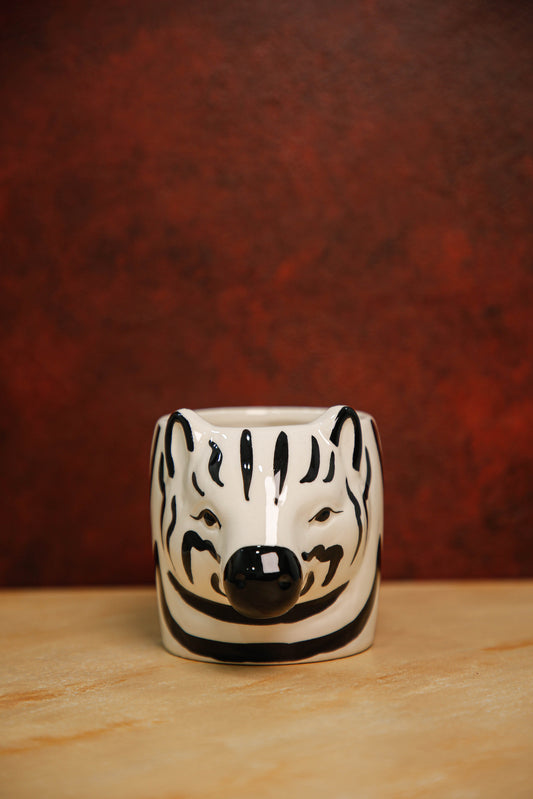 Zebra ceramic mug