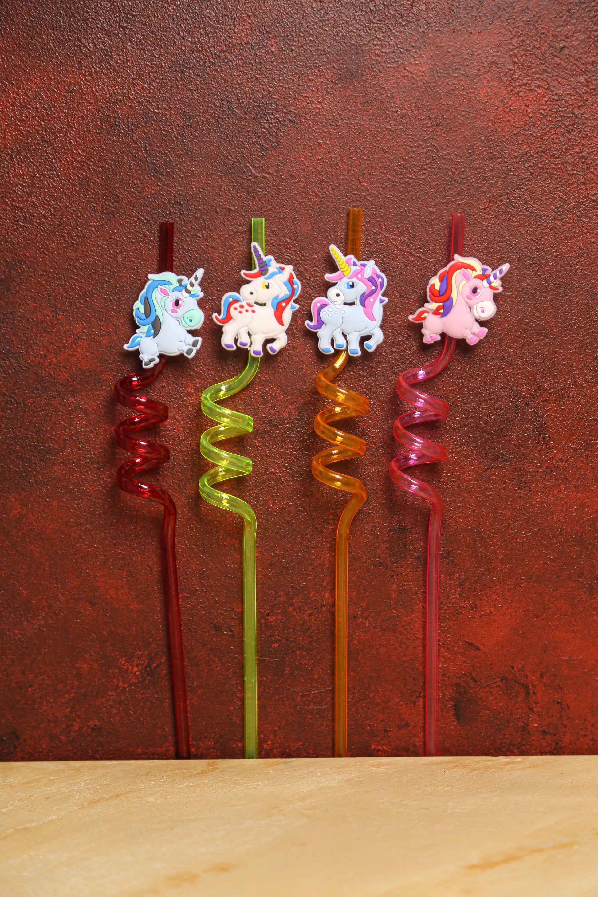 Unicorn Spiral Straws - Vervok Collective