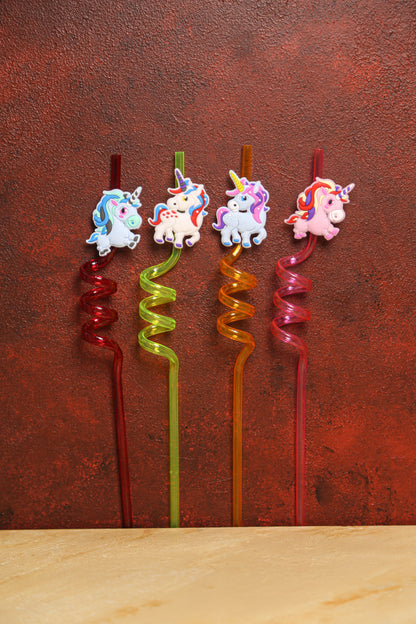 Unicorn Spiral Straws - Vervok Collective